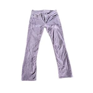 Vtg Y2K Seven For All Mankind Womans Low Rise Straight Leg Corduroy Jeans 27